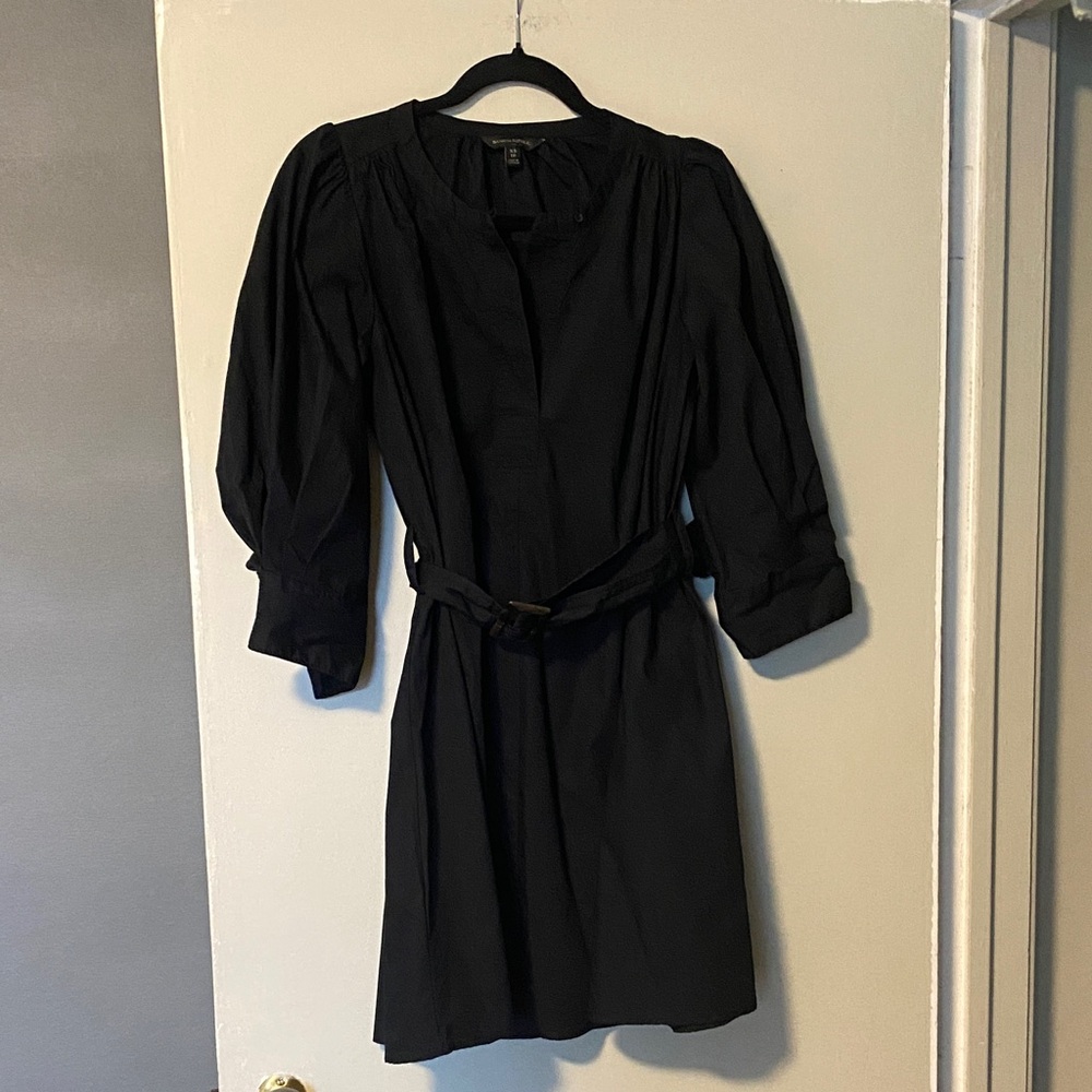 Banana Republic Black Long Sleeve Dress